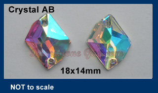 RG Cosmic Sew On Jewel Crystal AB
